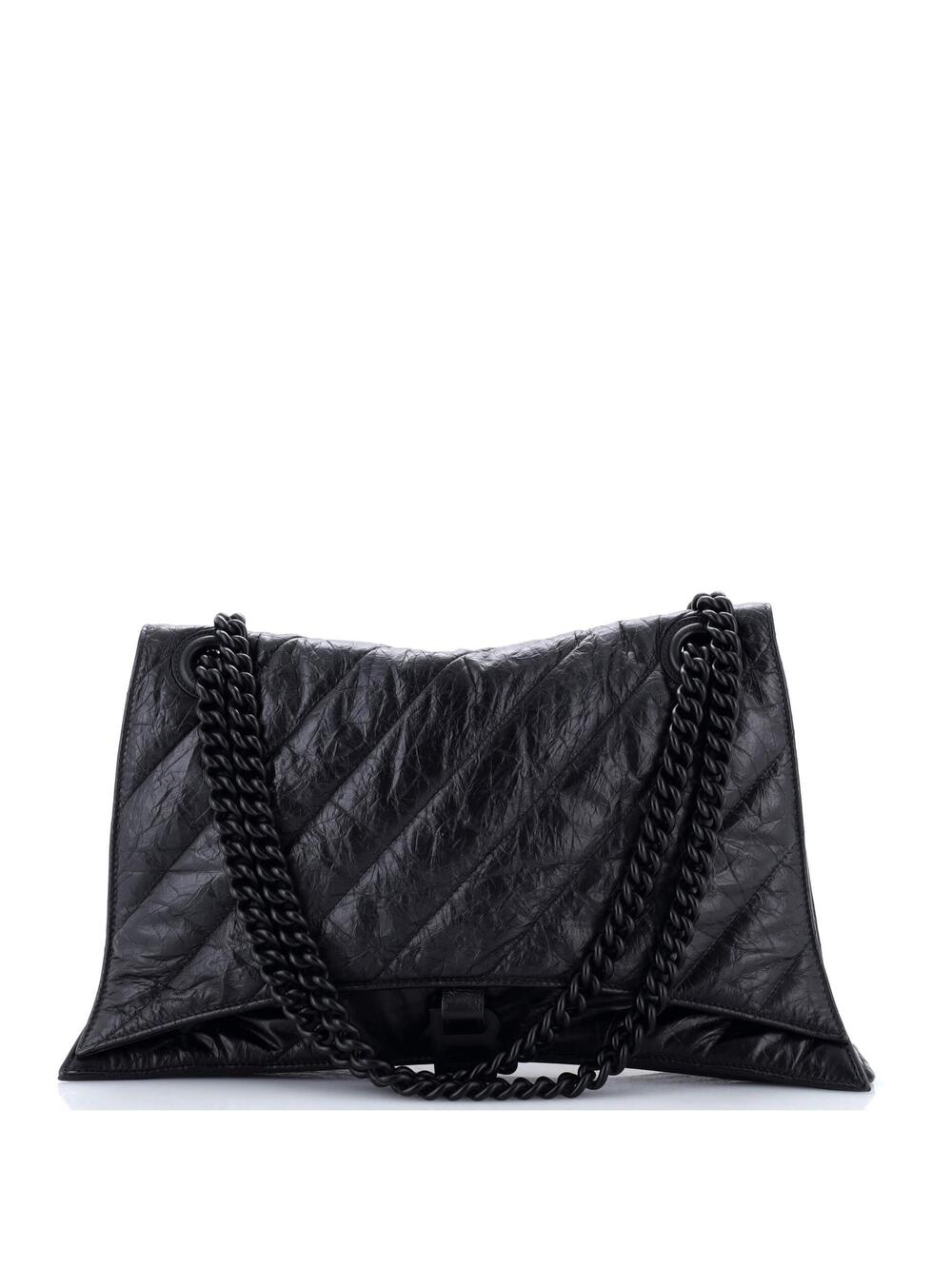 Balenciaga Crush Chain Flap Bag Quilted #260905B24B
